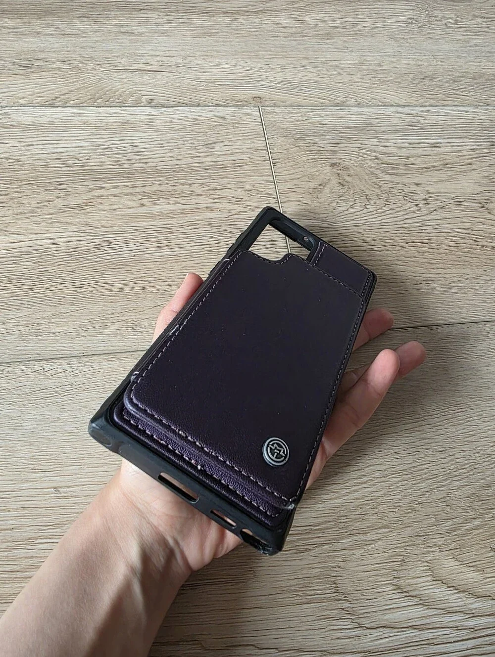 Samsung Purple Wallet Case with Cards Slot For S22 Ultra